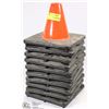Image 1 : LOT OF 10 SHORT SAFETY CONES