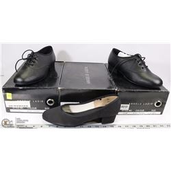 THREE PAIRS OF ANGELO LUZIO DANCE SHOES SIZE 7.5,
