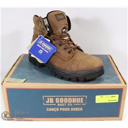 JB GOODHUE SAFETY BOOTS SIZE 8.5