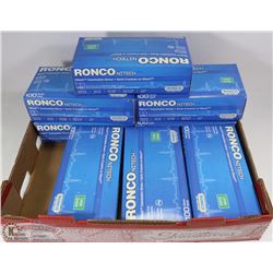 FLAT OF 8 CASES OF RONCO EXAMINATION GLOVES