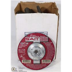 CASE OF ANGLE GRINDER WHEELS