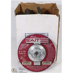 CASE OF ANGLE GRINDER WHEELS