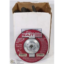 CASE OF ANGLE GRINDER WHEELS