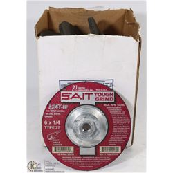 CASE OF ANGLE GRINDER WHEELS