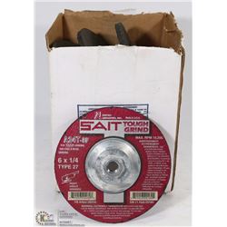CASE OF ANGLE GRINDER WHEELS