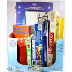 ESTATE LOT OF 11+ VINTAGE FAMILY BOARD GAMES AND 1