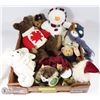 Image 1 : ESTATE CHRISTMAS COLLECTOR STUFFIES -9 ALL W/ TAGS