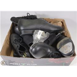 FLAT OF ASSORTED SIZED DANCE SHOES