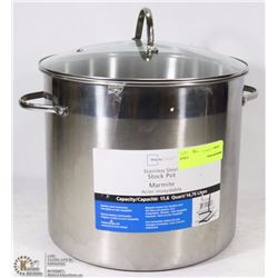 MAINSTAYS STAINLESS STEEL STOCK POT