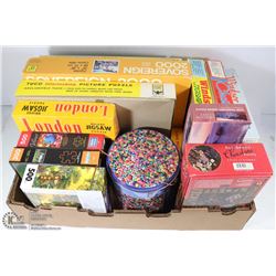 ESTATE LOT OF 11+ PUZZLE SETS - SOME UNOPENED