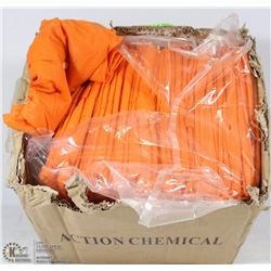 BOX OF DISPOSABLE COVERALLS SIZE MEDIUM