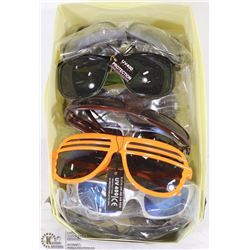 BOX OF QUALITY DESIGNER SUNGLASSES