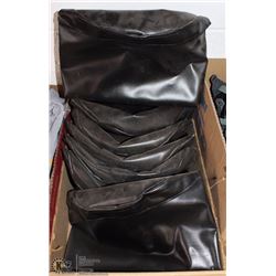 BOX OF PLASTIC CARRY BAGS