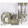 Image 1 : COLLECTION OF SILVER AND GOLD TONE DECOR