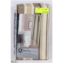 HOMETRENDS FABRIC SHOWER CURTAIN 70"X72"