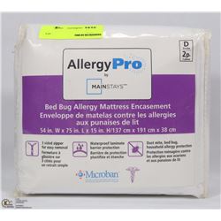 MAINSTAYS ALLERGYPRO BED BUG ALLERGY MATTRESS