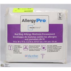 MAINSTAYS ALLERGYPRO BED BUG ALLERGY MATTRESS