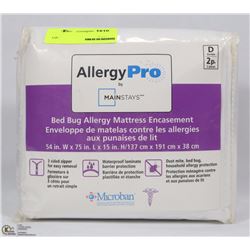 MAINSTAYS ALLERGYPRO BED BUG ALLERGY MATTRESS