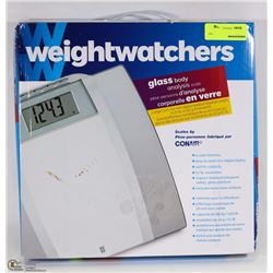 WEIGHTWATCHERS GLASS BODY ANALYSIS SCALE