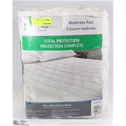 MAINSTAYS TOTAL PROTECTION MATTRESS PAD QUEEN