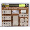 Image 1 : FIX IT 200PC FELT PAD & VINYL BUMPER SELF ADHESIVE