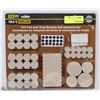 Image 1 : FIX IT 200PC FELT PAD & VINYL BUMPER SELF ADHESIVE
