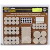 Image 1 : FIX IT 200PC FELT PAD & VINYL BUMPER SELF ADHESIVE