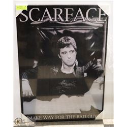NEW SCARFACE PLAQUE WALL HANGING 23"X33"
