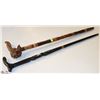 Image 1 : 2 WOOD & METAL CANES