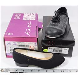 2 PAIRS OF DANCE SHOES , SIZE 10.5