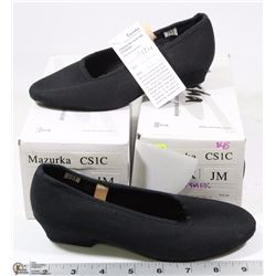2 PAIRS OF DANCE SHOES , SIZE JM