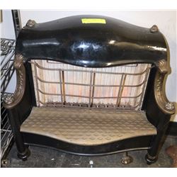 VINTAGE GAS PORCELAIN FIREPLACE