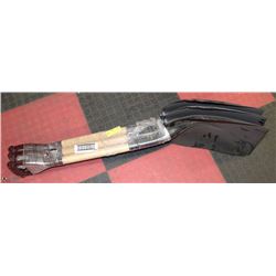 LOT OF 3 SQUARE HEAD SHOVELS