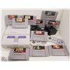 Image 2 : SUPER NINTENDO SYSTEM WITH ALL CABLES, TWO