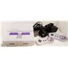 Image 3 : SUPER NINTENDO SYSTEM WITH ALL CABLES, TWO