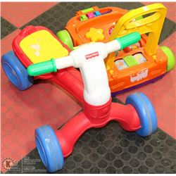 LOT OF 2 TODDLER TOYS INCL A RIDE ALONG