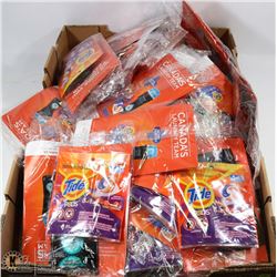 BOX OF  TIDE 3-IN-1 LAUNDRY PODS