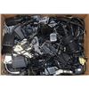 Image 1 : BOX WITH DOZENS OF AC/DC ADAPTERS - ASSORTED