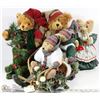 Image 1 : ESTATE LOT OF 6 VINTAGE XMAS BEARS W/ORIGINAL TAGS
