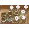 Image 1 : FLAT OF VINTAGE CANNING JARS