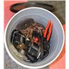 Image 1 : BUCKET WITH RATCHET STRAPS ,. CHAIN AND MORE
