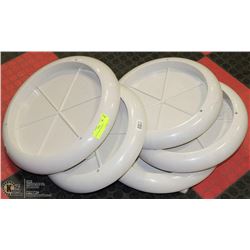 LOT OF 5 PLANT ROLLERS