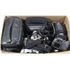 Image 1 : BOX OF CAMERAS, CAMCORDERS AND CAMERA