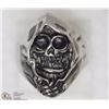 Image 1 : STAINLESS STEEL GHOST MEN'S  RINGN SIZE 11