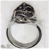 Image 2 : STAINLESS STEEL GHOST MEN'S  RINGN SIZE 11