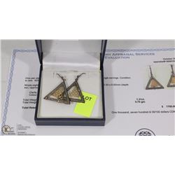 #23-STERLING SILVER BLACK AND YELLOW GOLD PLATED