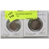 Image 1 : GERMAN NAZI JEWISH GETTO COINS 1942-1943