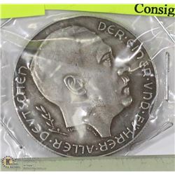 GERMAN NAZI MEDAL WITH ADOLF HITLER