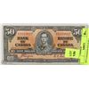 Image 1 : 1937 CANADIAN $50.00 BILL