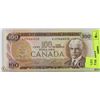Image 1 : 1975 CANADIAN $100.00 BILL